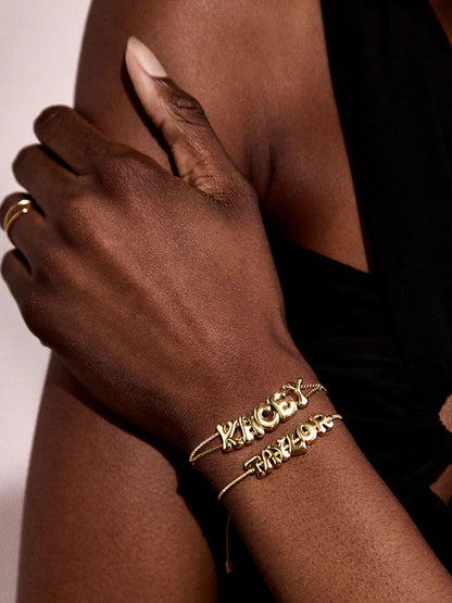 Bubble Custom Slider Bracelet