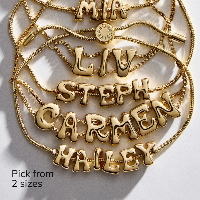 Bubble Custom Slider Bracelet